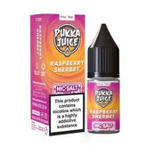Raspberry Sherbet Nic Salt E-liquid by Pukka Juice 10ml - Click & Vape